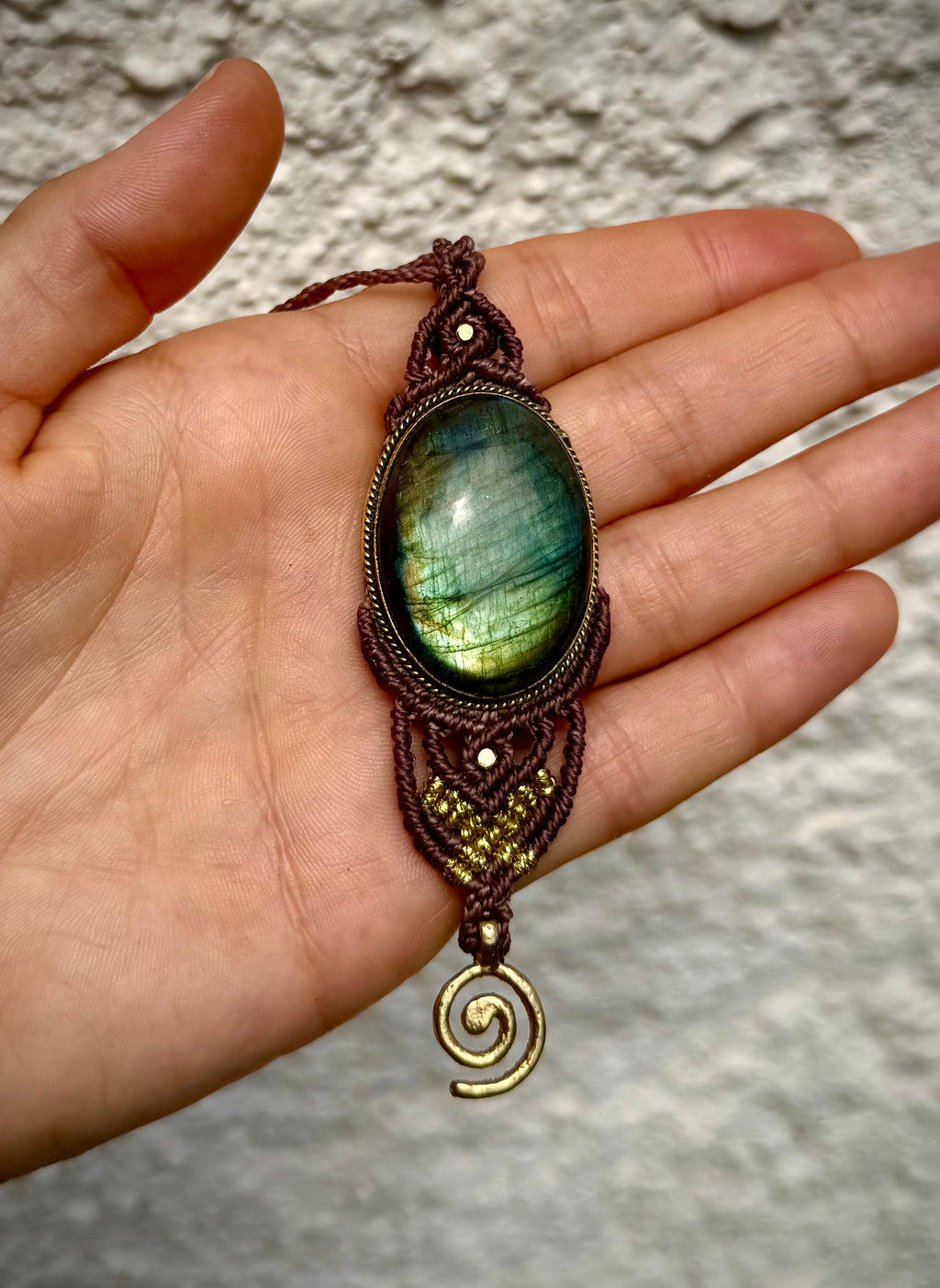 Magical Labradorite Amulet