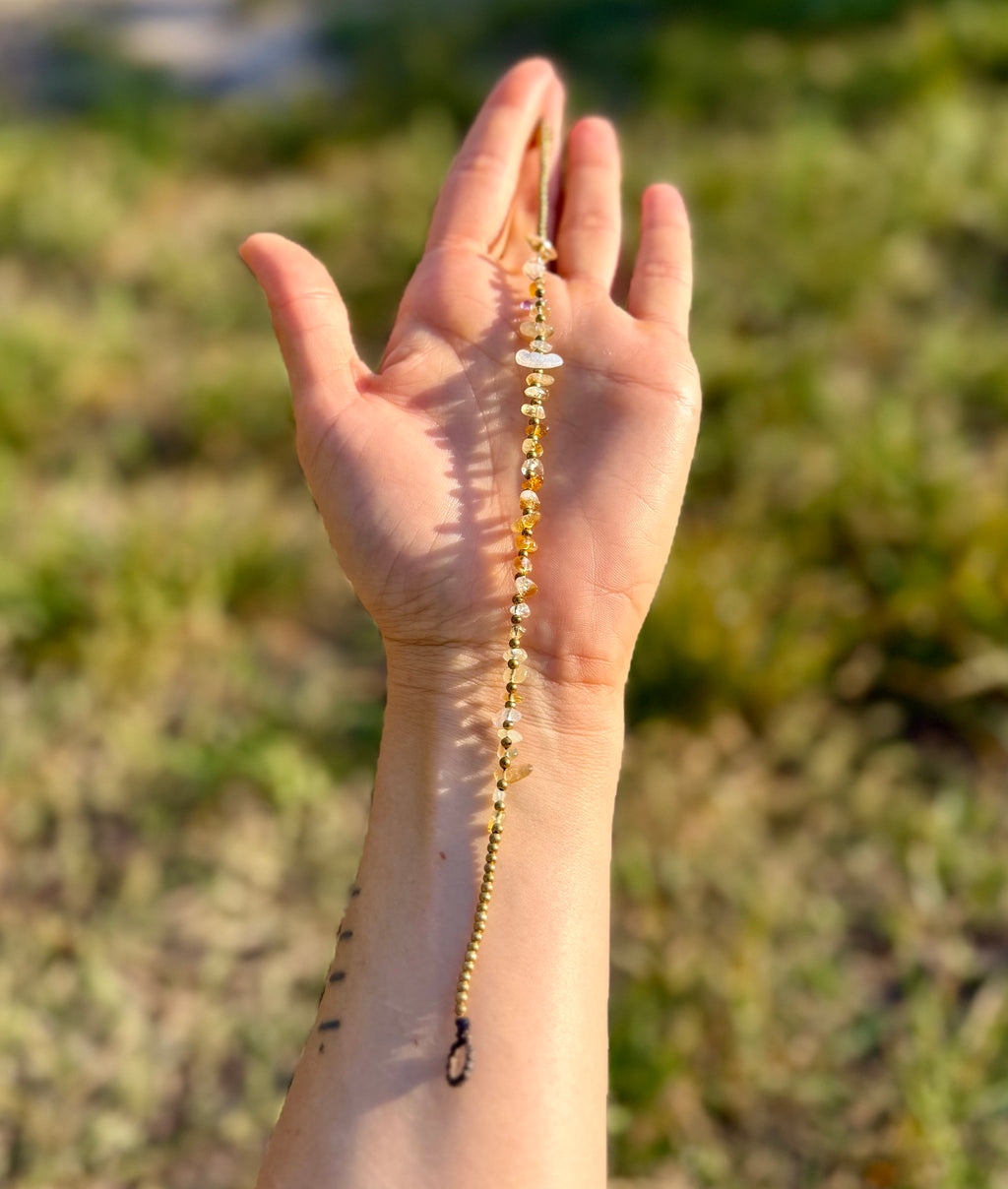 Citrine Anklet