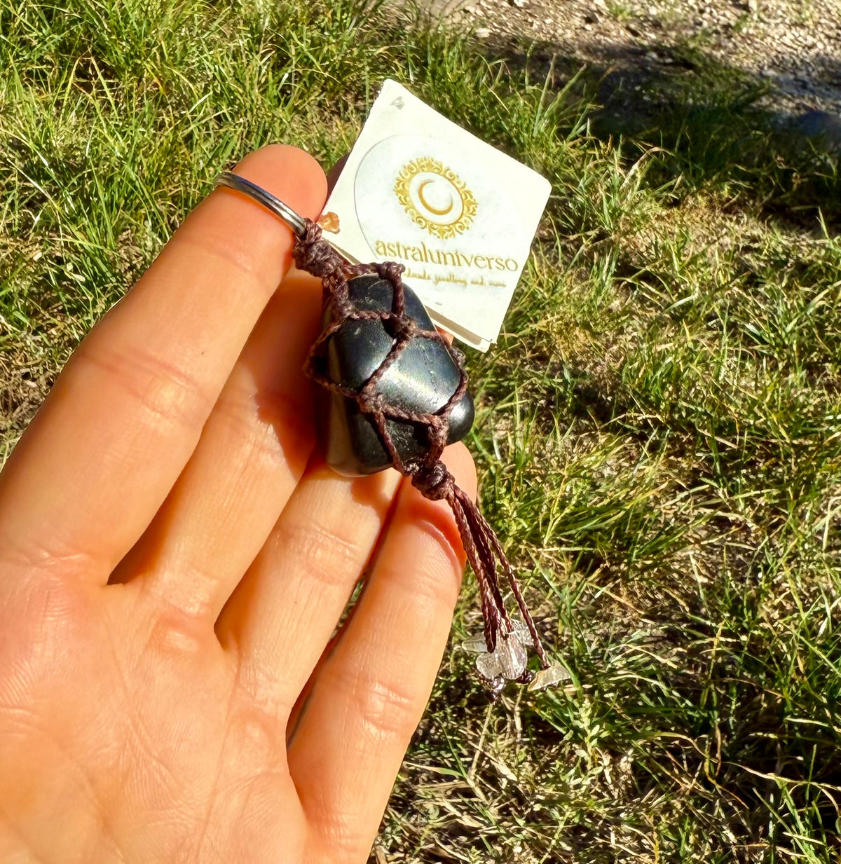 Black Onyx • Rutilated Quartz