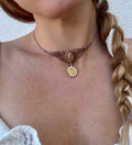 Fire Opal Choker