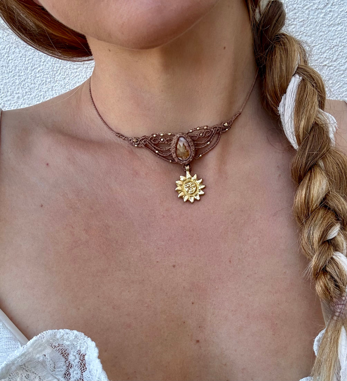 Fire Opal Choker