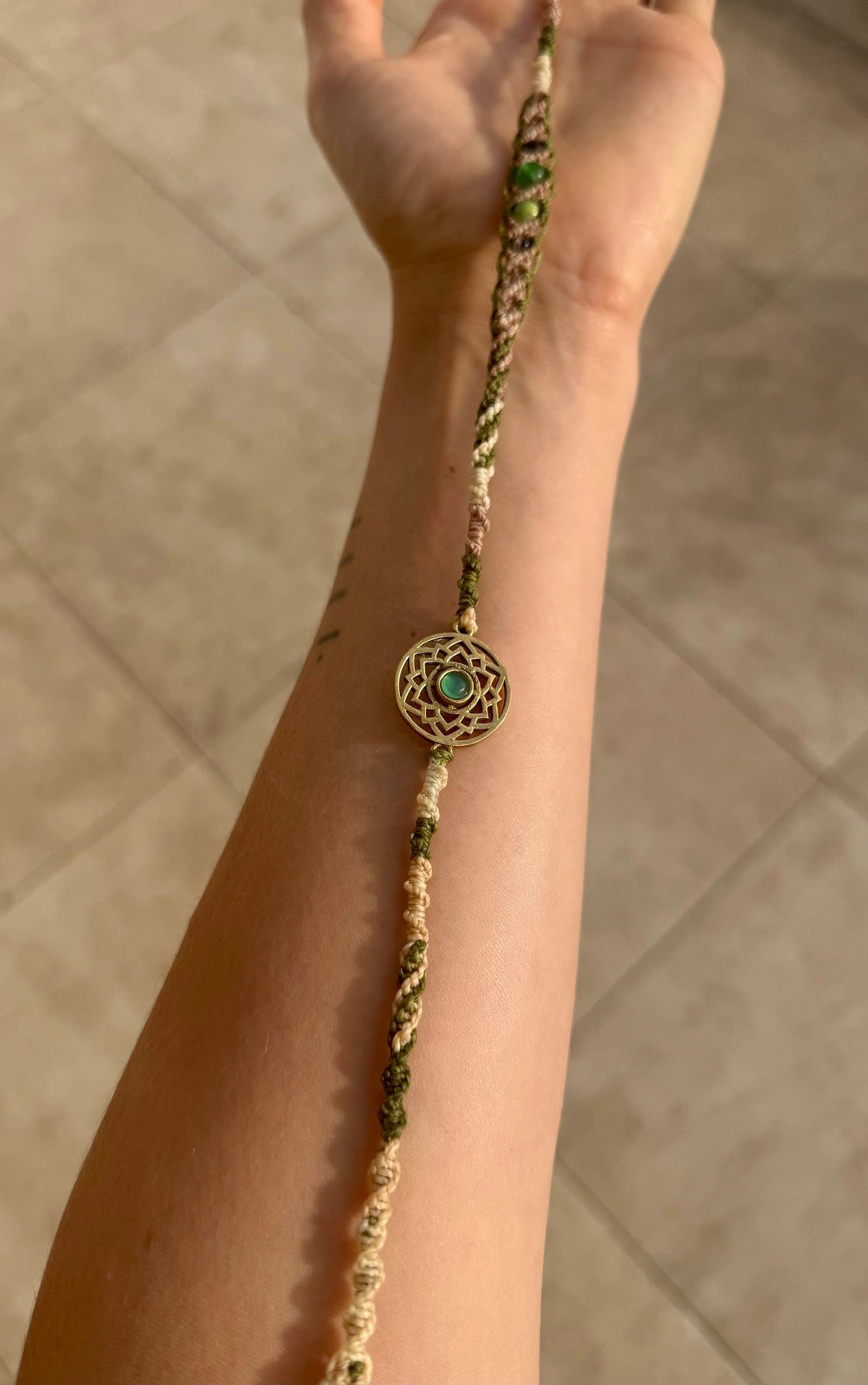 Aventurine Earth Hairwrap