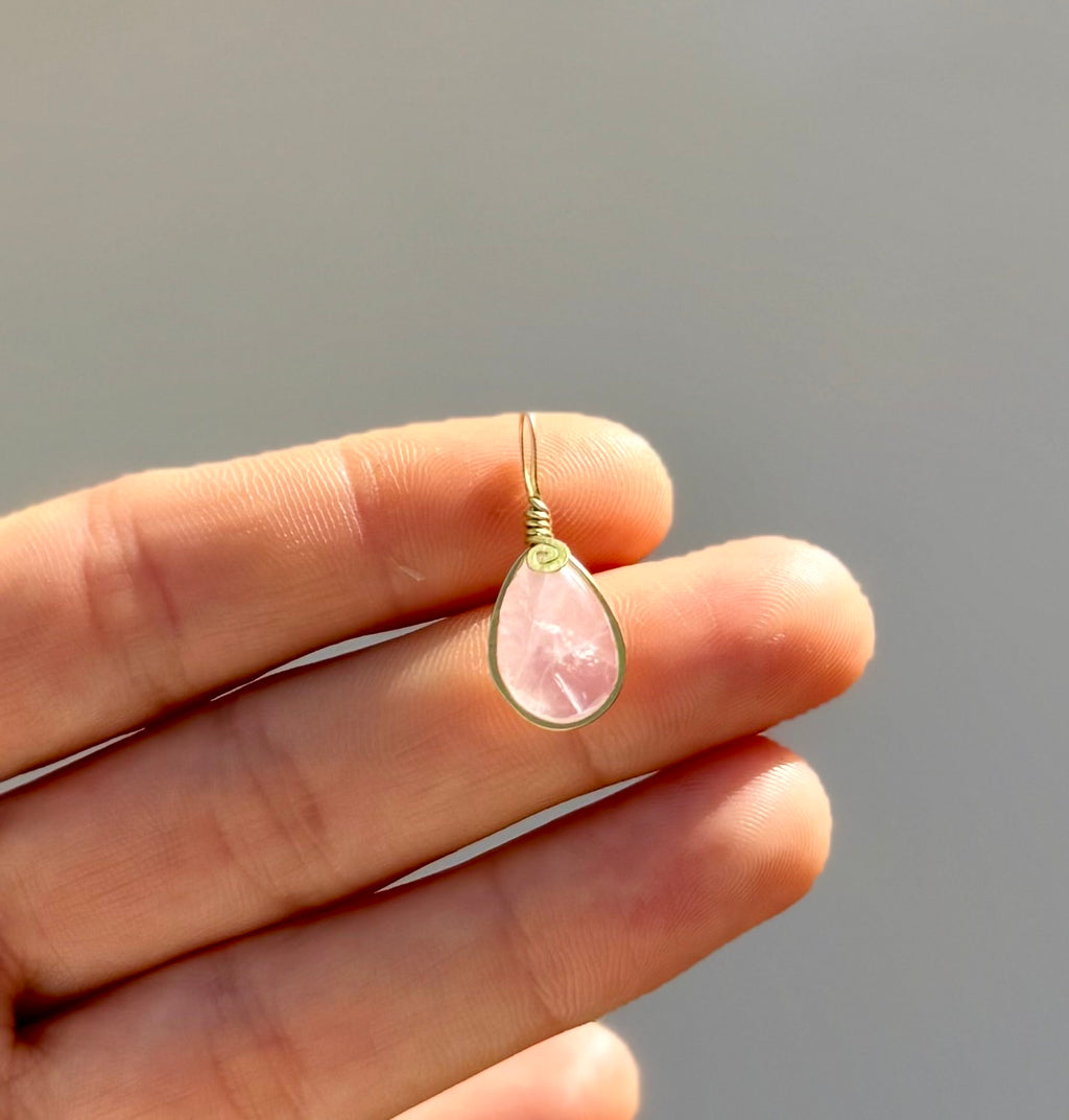 Rose Quartz Charm
