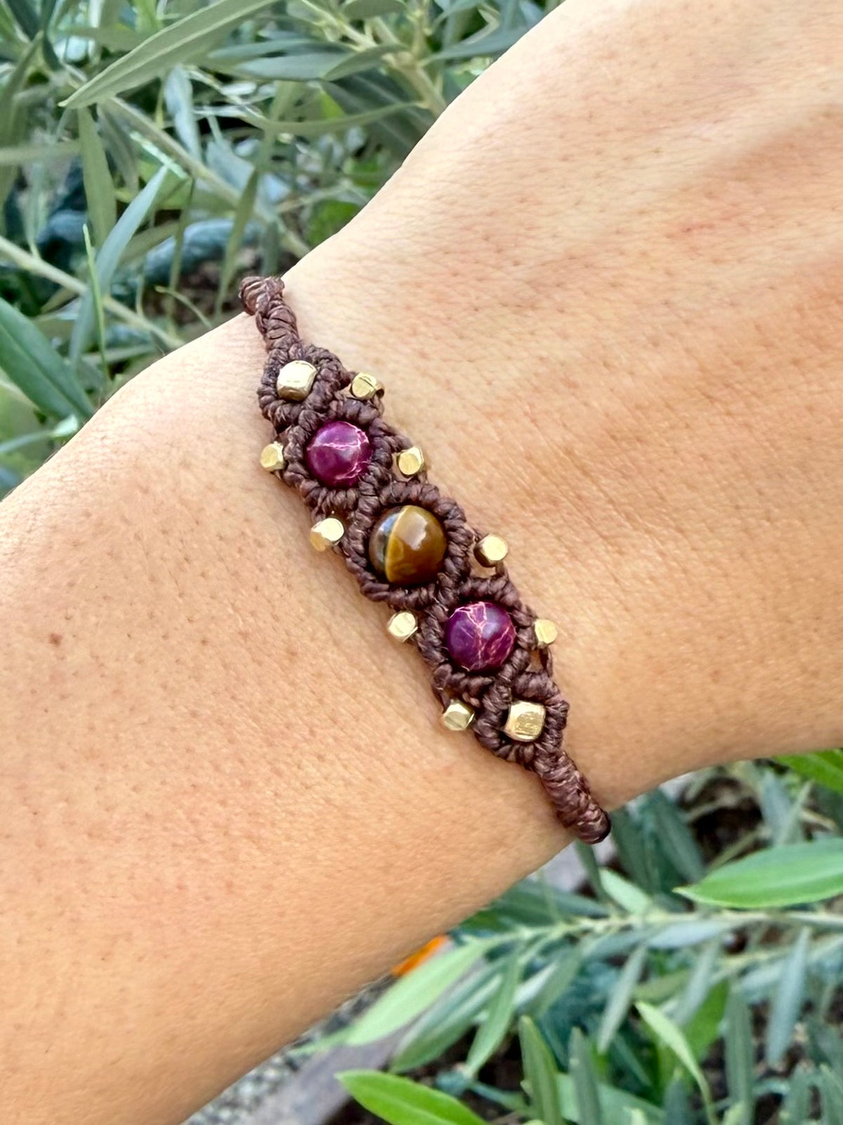 Tribal Bracelet Purple