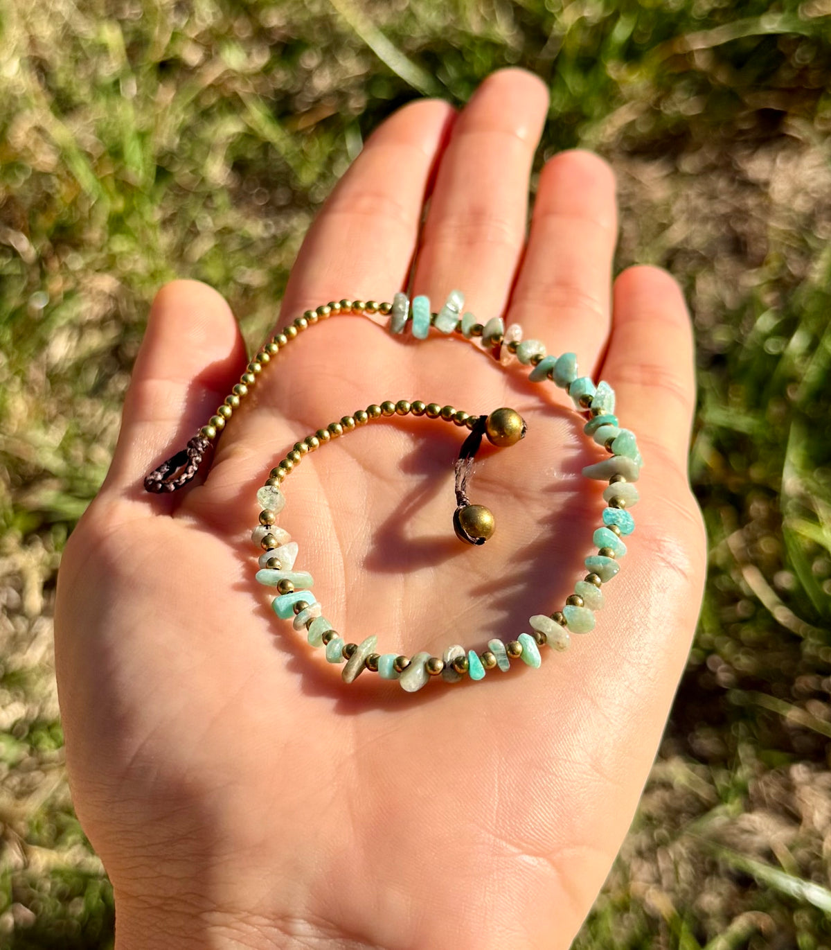 Amazonite Anklet