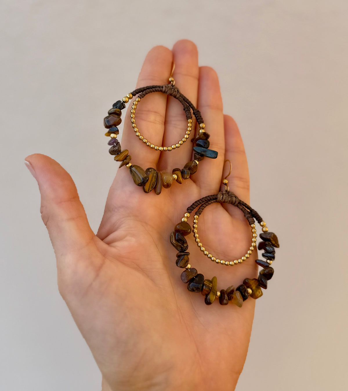 Golden Soul – Tiger’s Eye Earrings