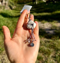 Dolomite • Rutilated Quartz