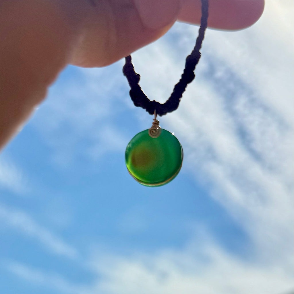Green Agate Amulet