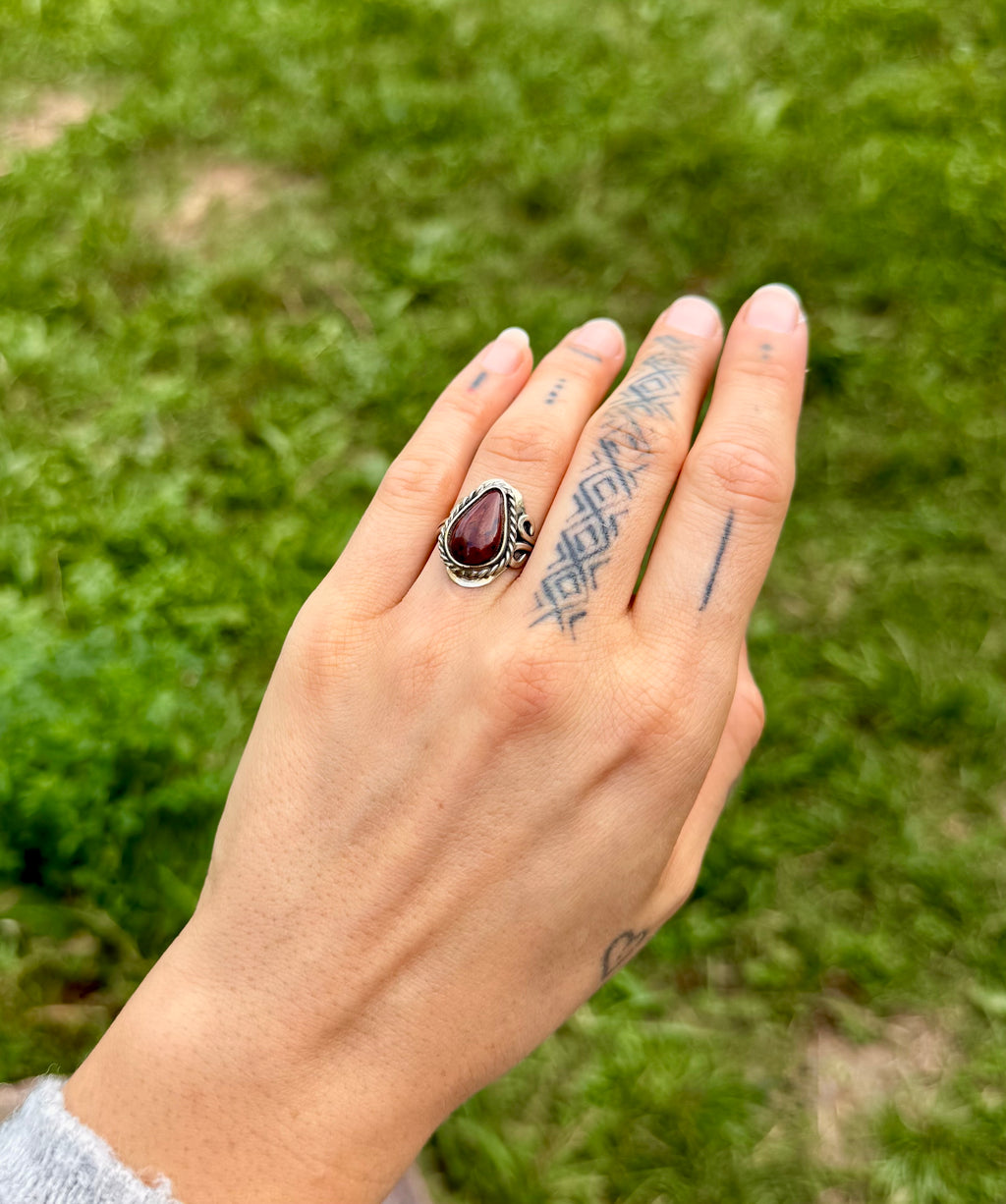 Mahogany Obsidian Ring
