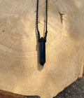 Black Obsidian - Macrame Necklace