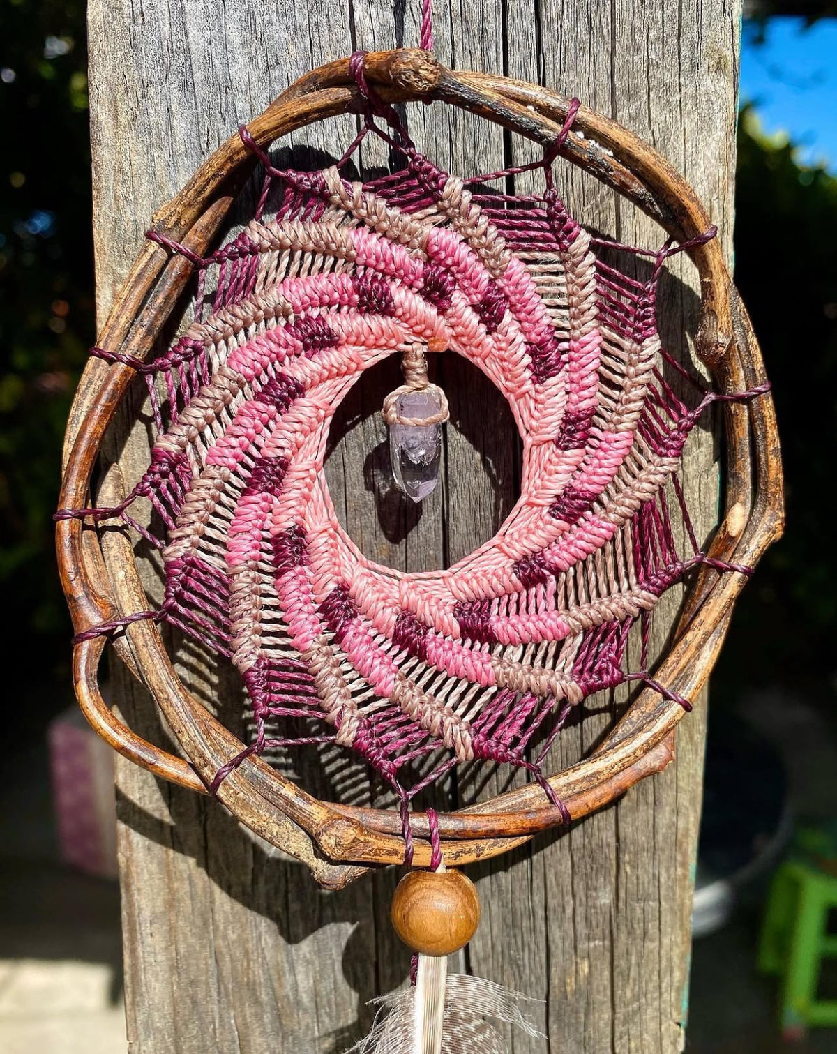 Natural Dreamcatcher Amthyst