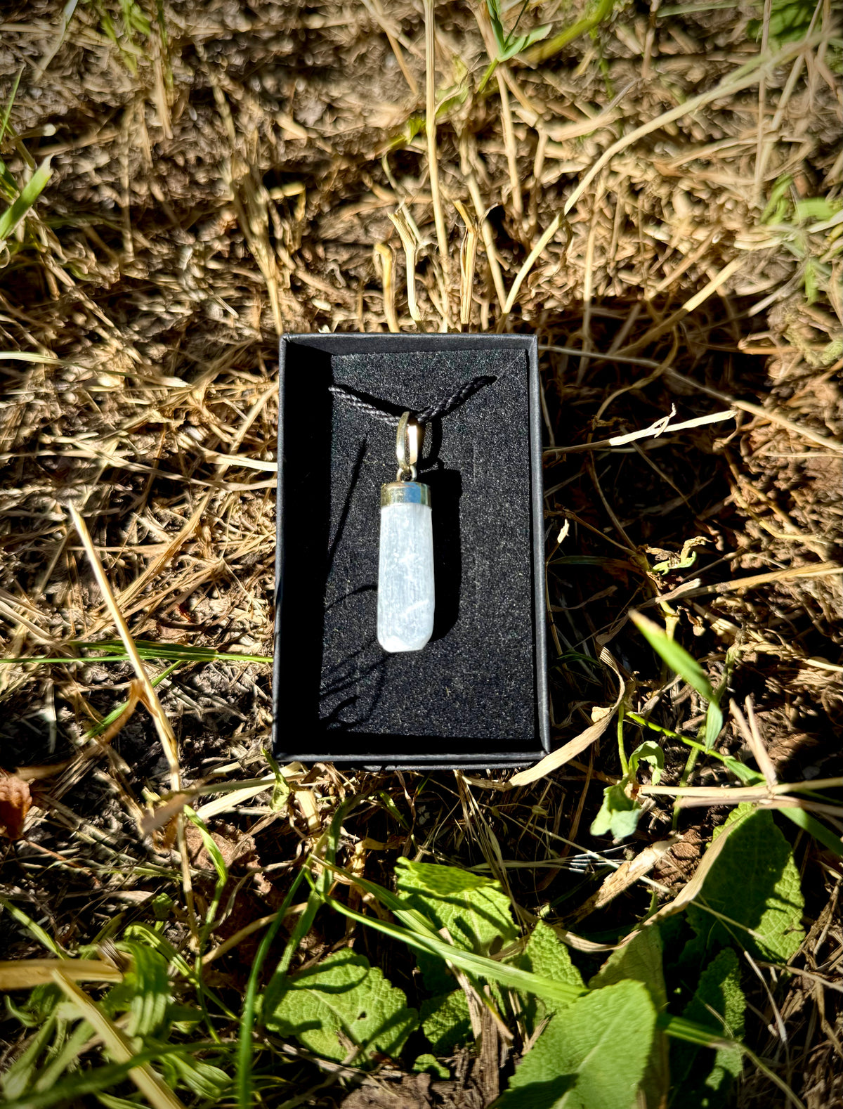 Selenite Amulet