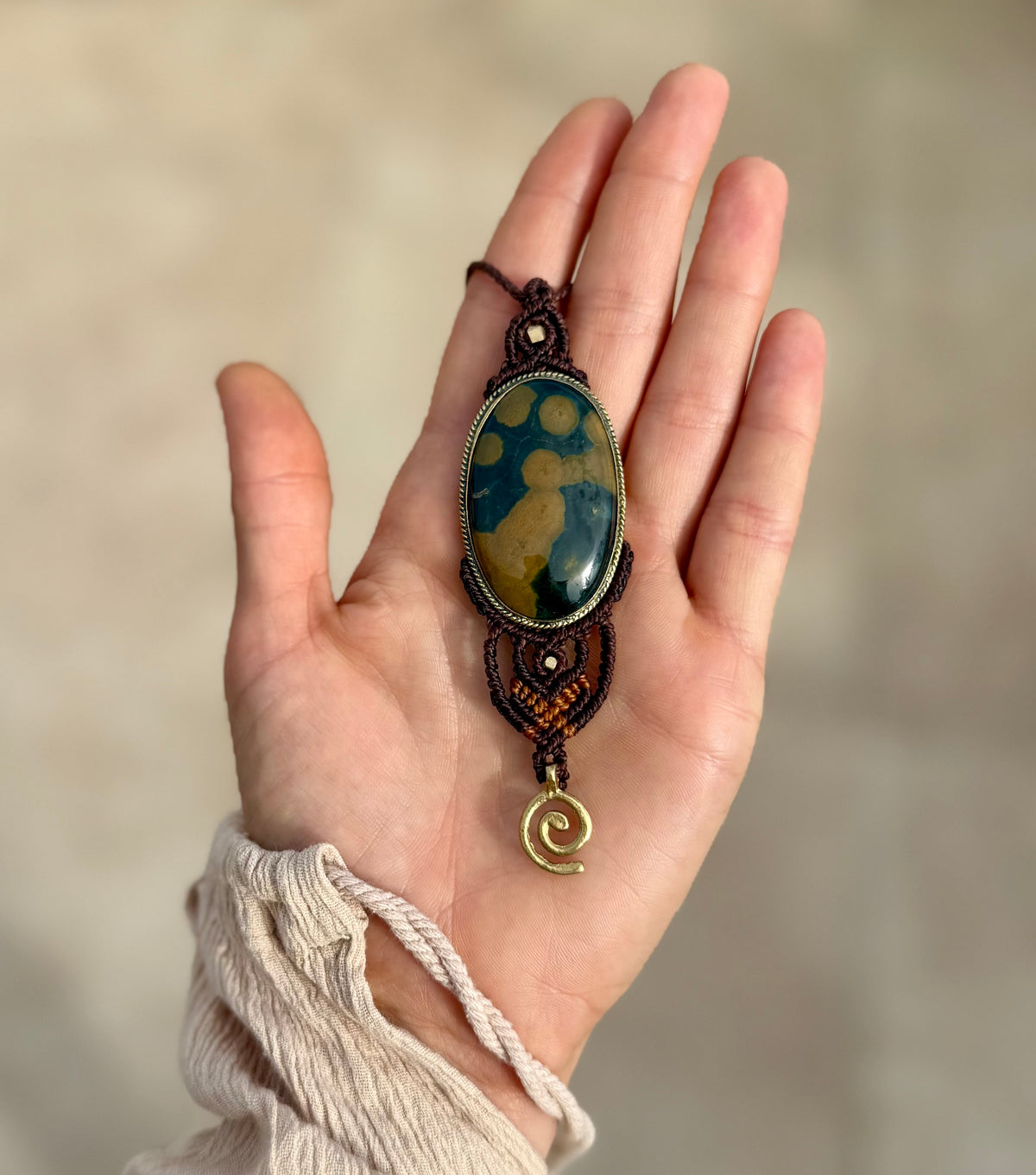 Magical Kambaba Jasper Amulet