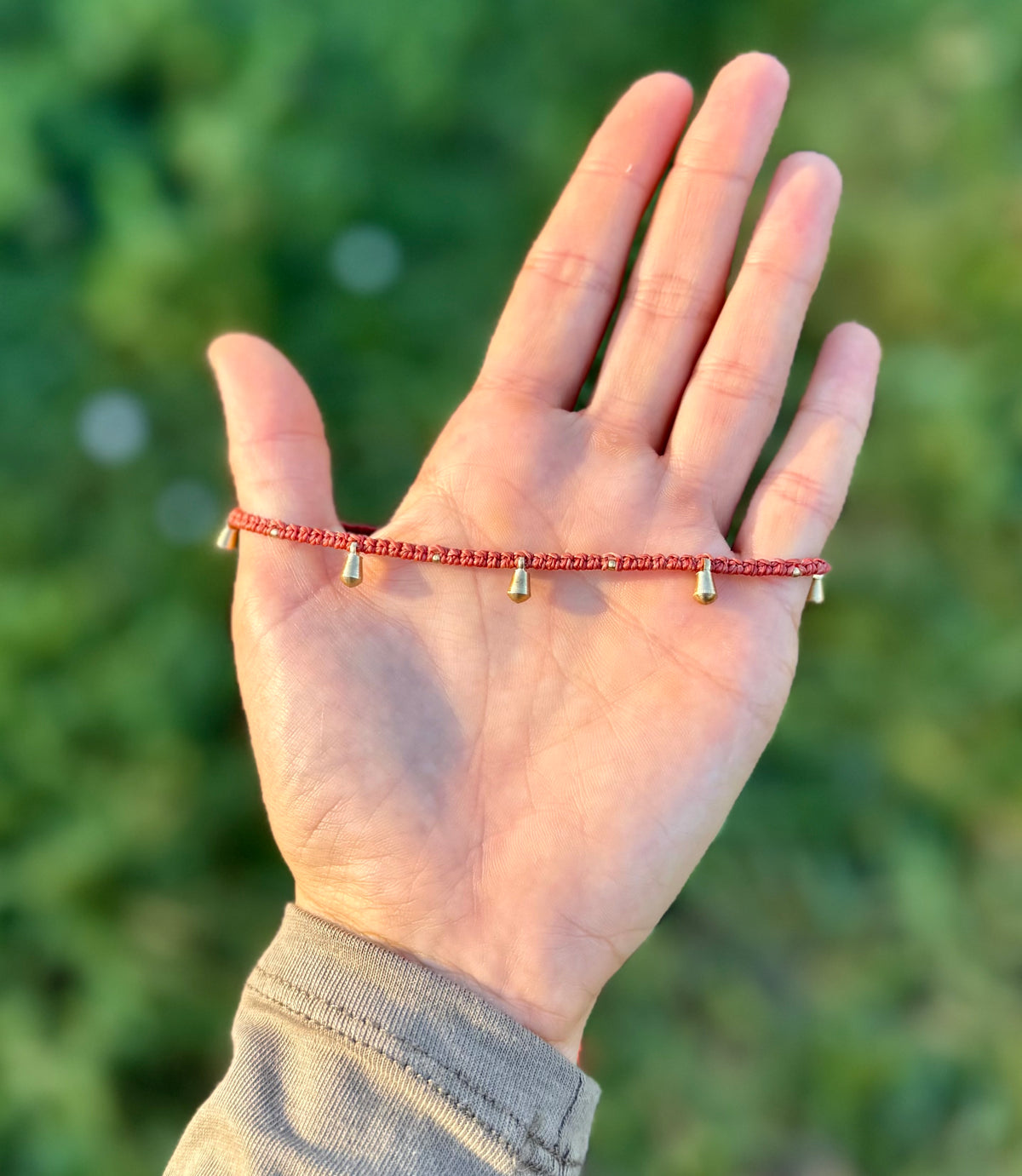 Delicate Drops Choker - Terracotta