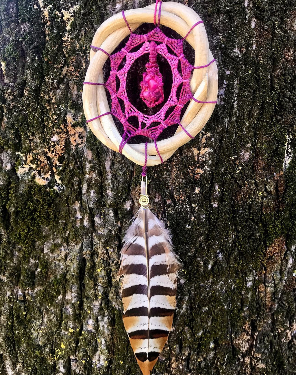 Natural Dreamcatcher - Quartz & Agate