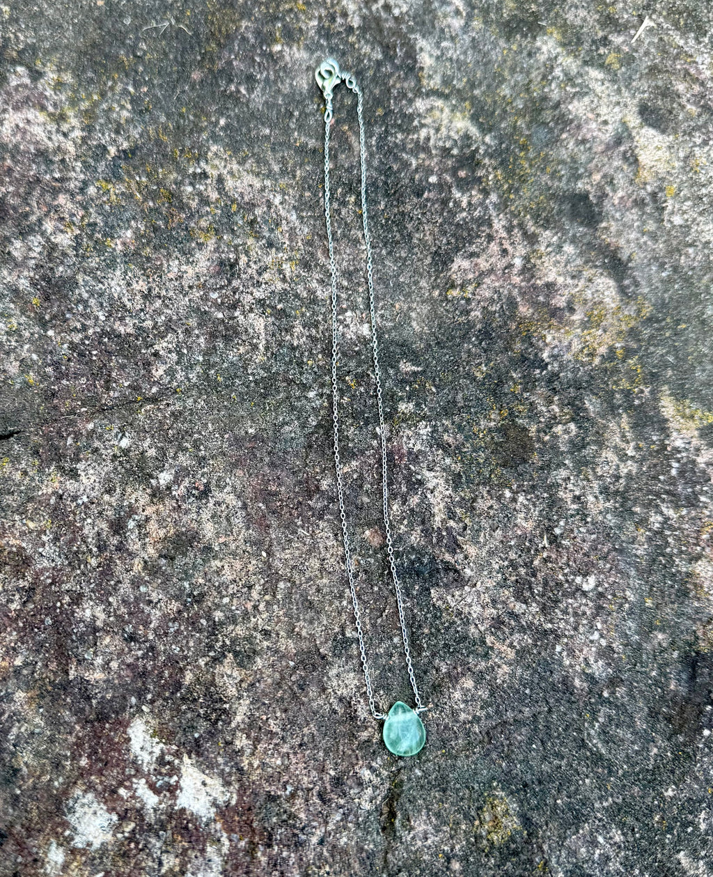 Fairy Necklace - Green Fluorite