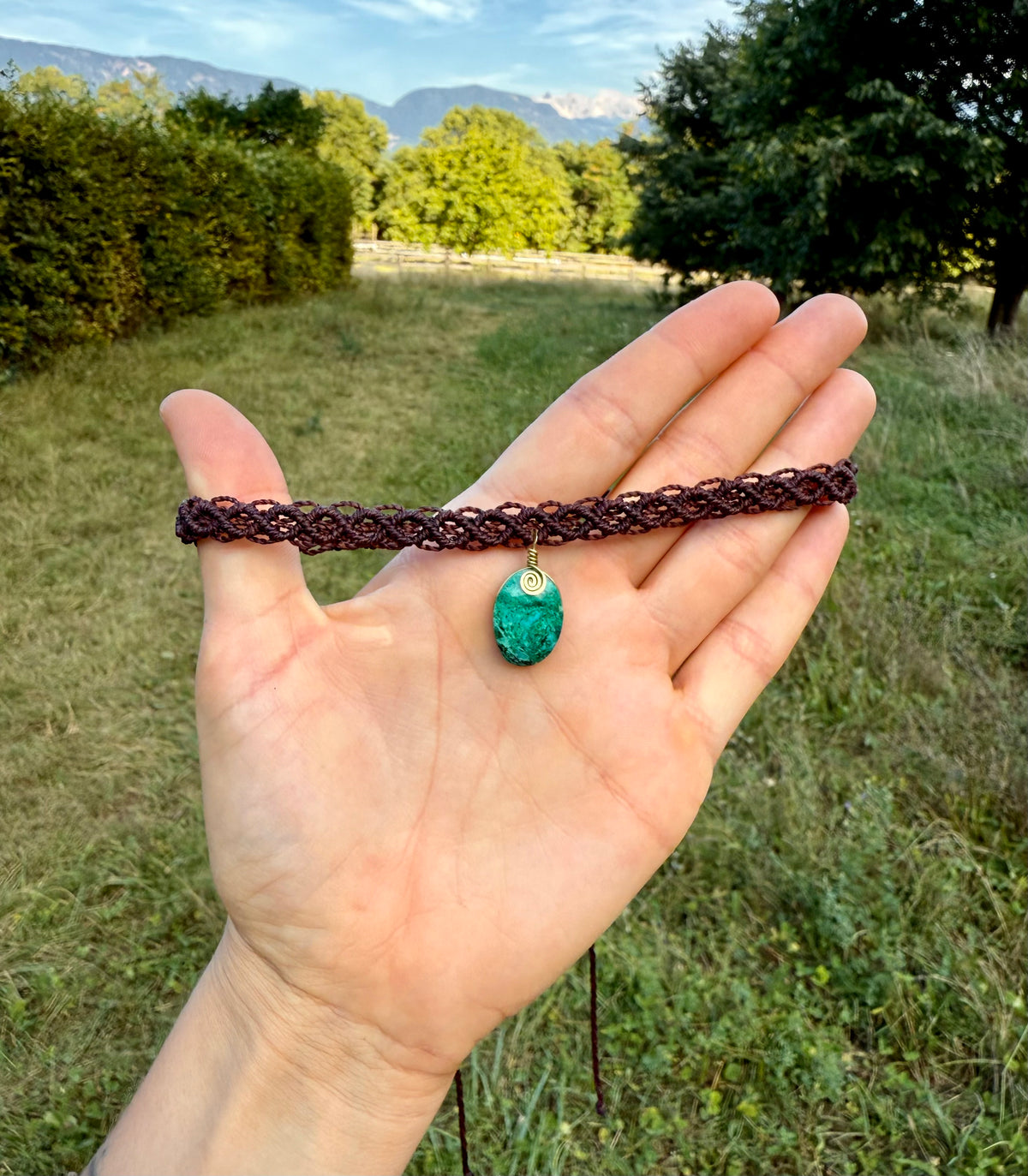 Chrysocolla Choker