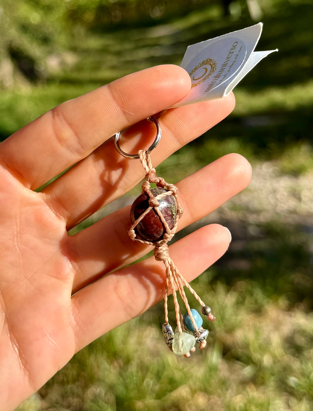 Dragon Blood Jasper • Jasper • Prehnite