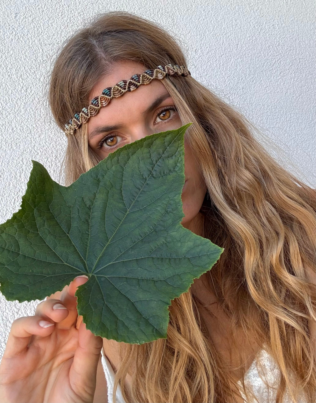Macrame Headband-to-Necklace