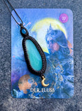Green Agate & Onyx Cielo Amulet