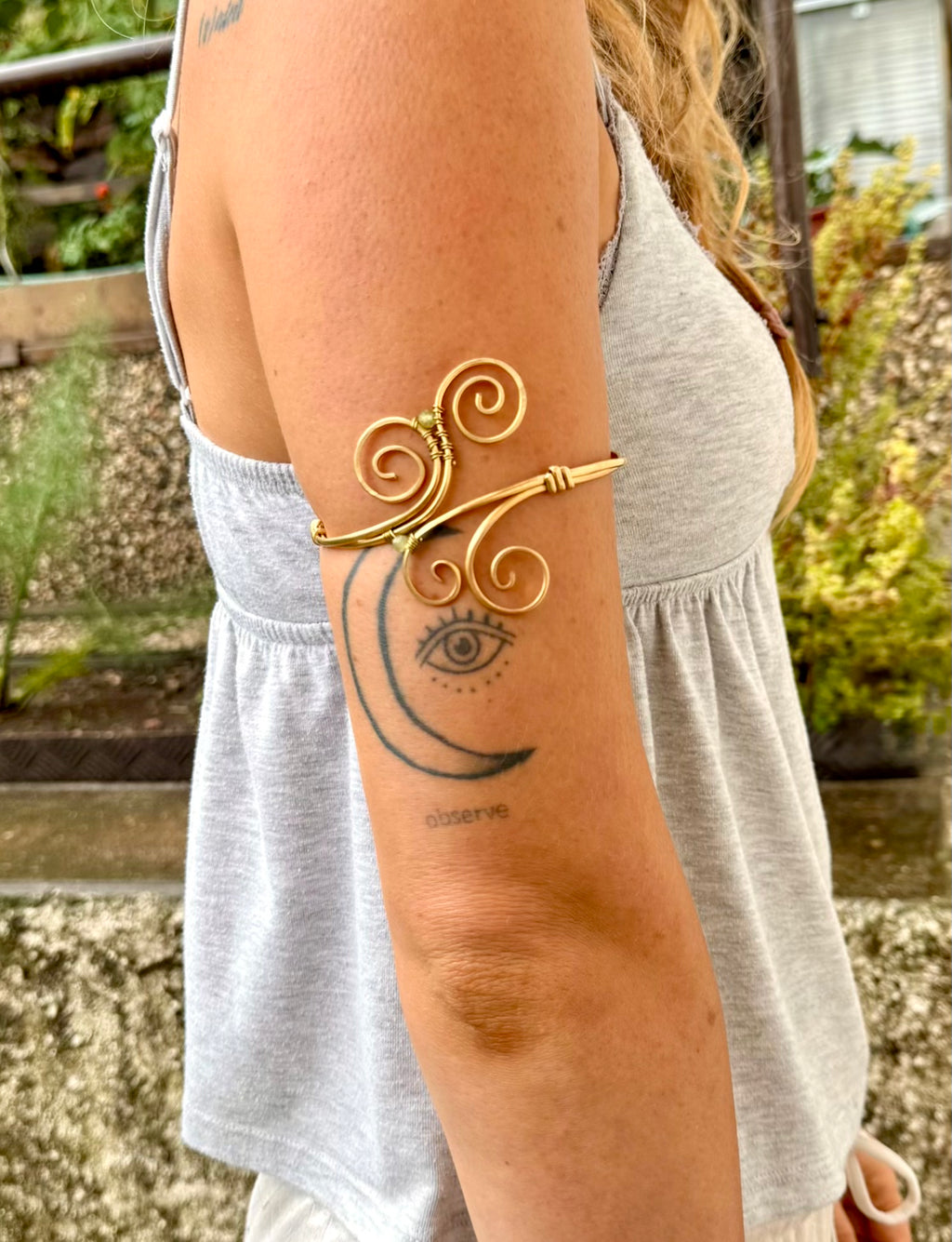 Spiral Peridot - Armlet