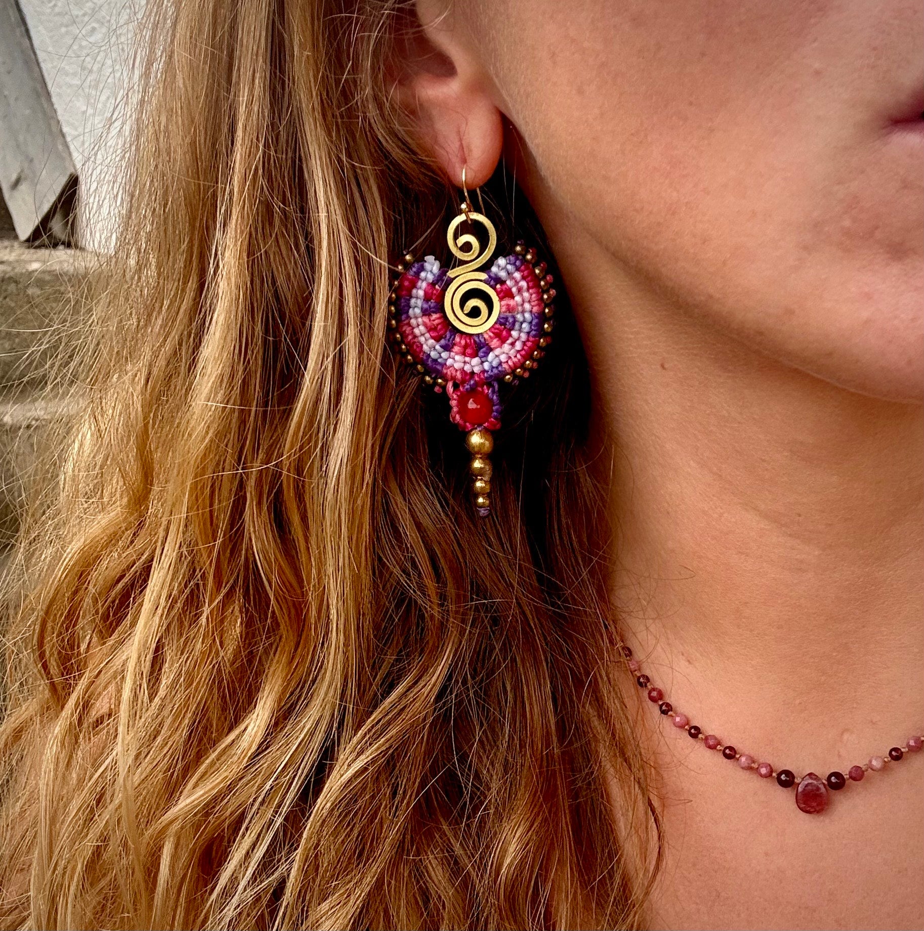 Gypsy Earrings Pink