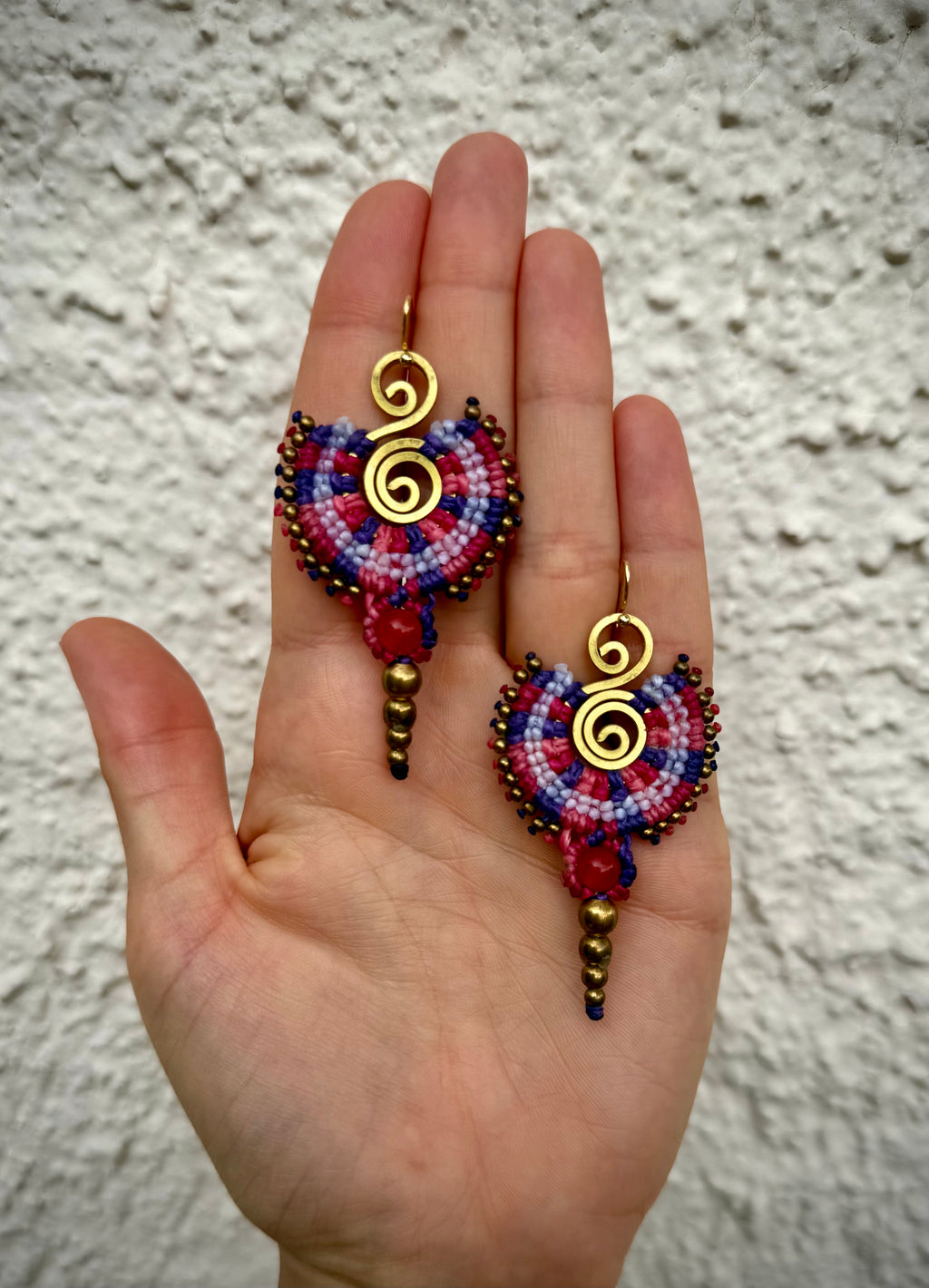 Gypsy Earrings Pink