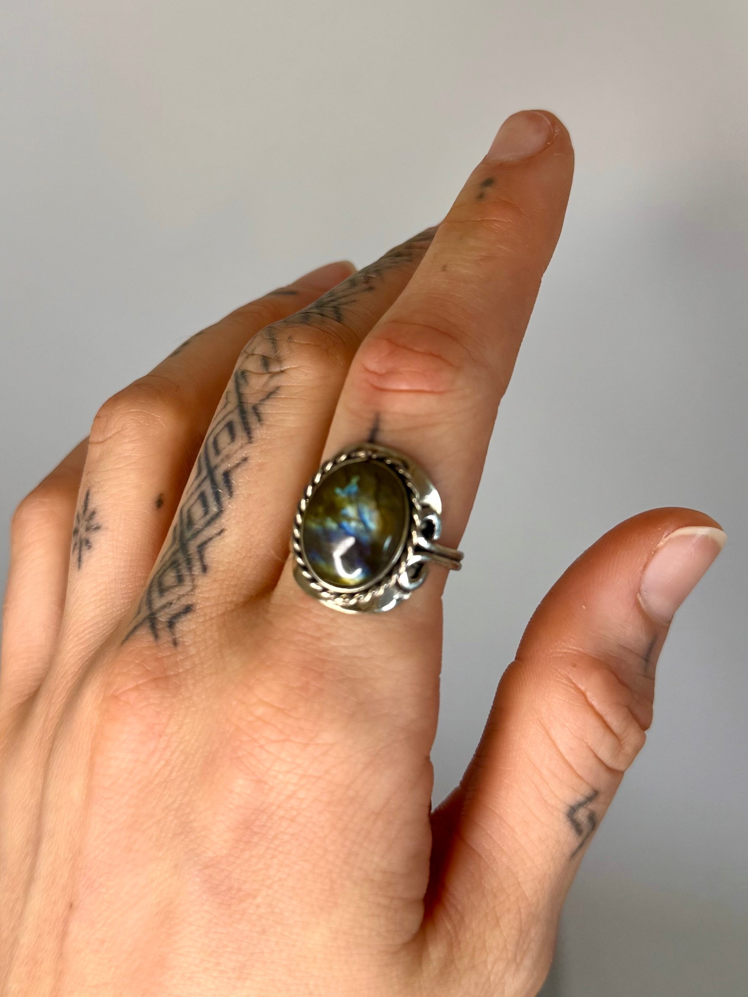 Labradorite Ring