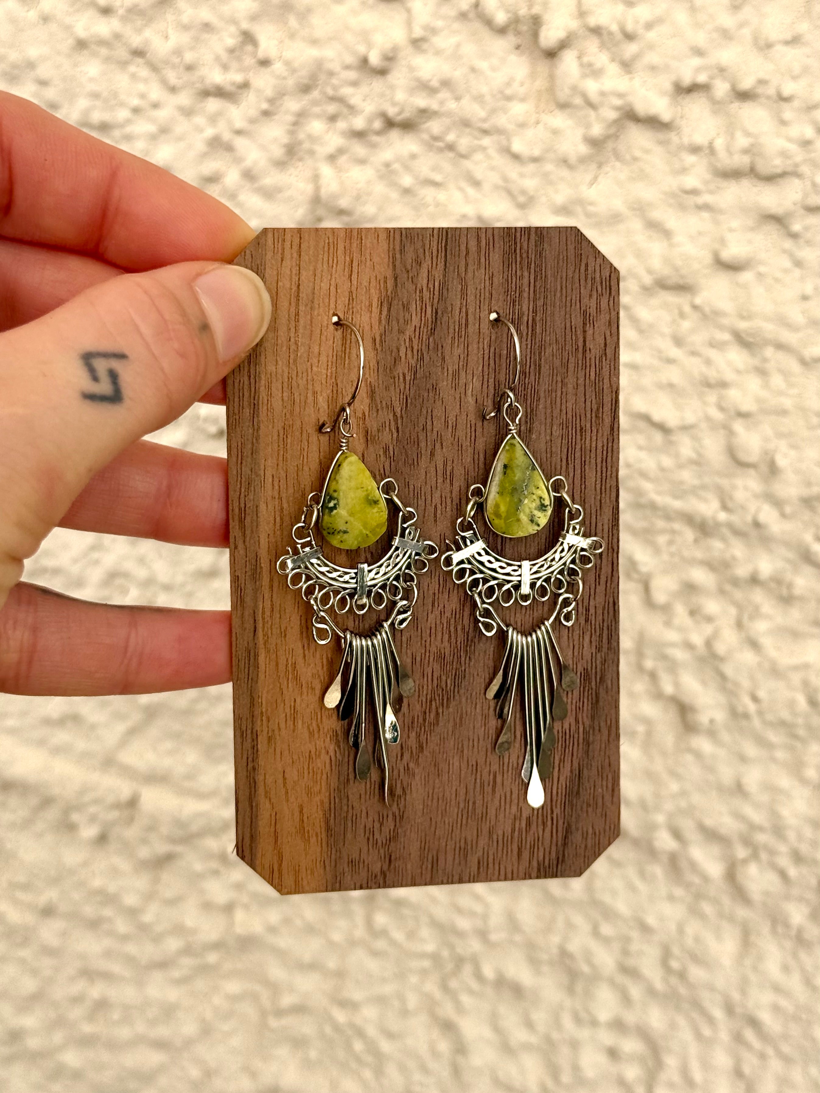 Filigree Serpentine Earrings
