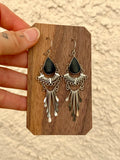 Filigree Black Onyx Earrings