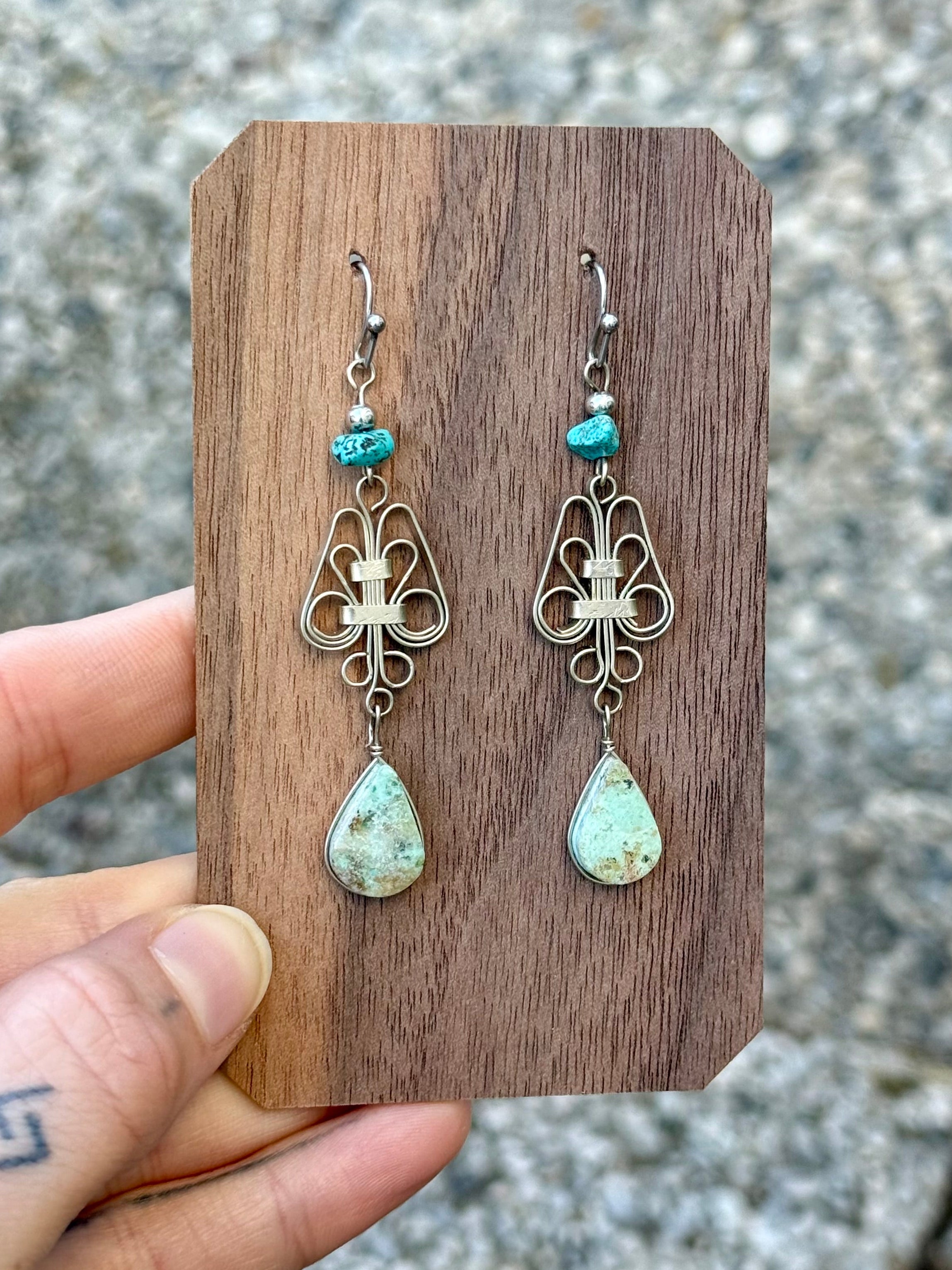 Turquoise Fairy Earrings