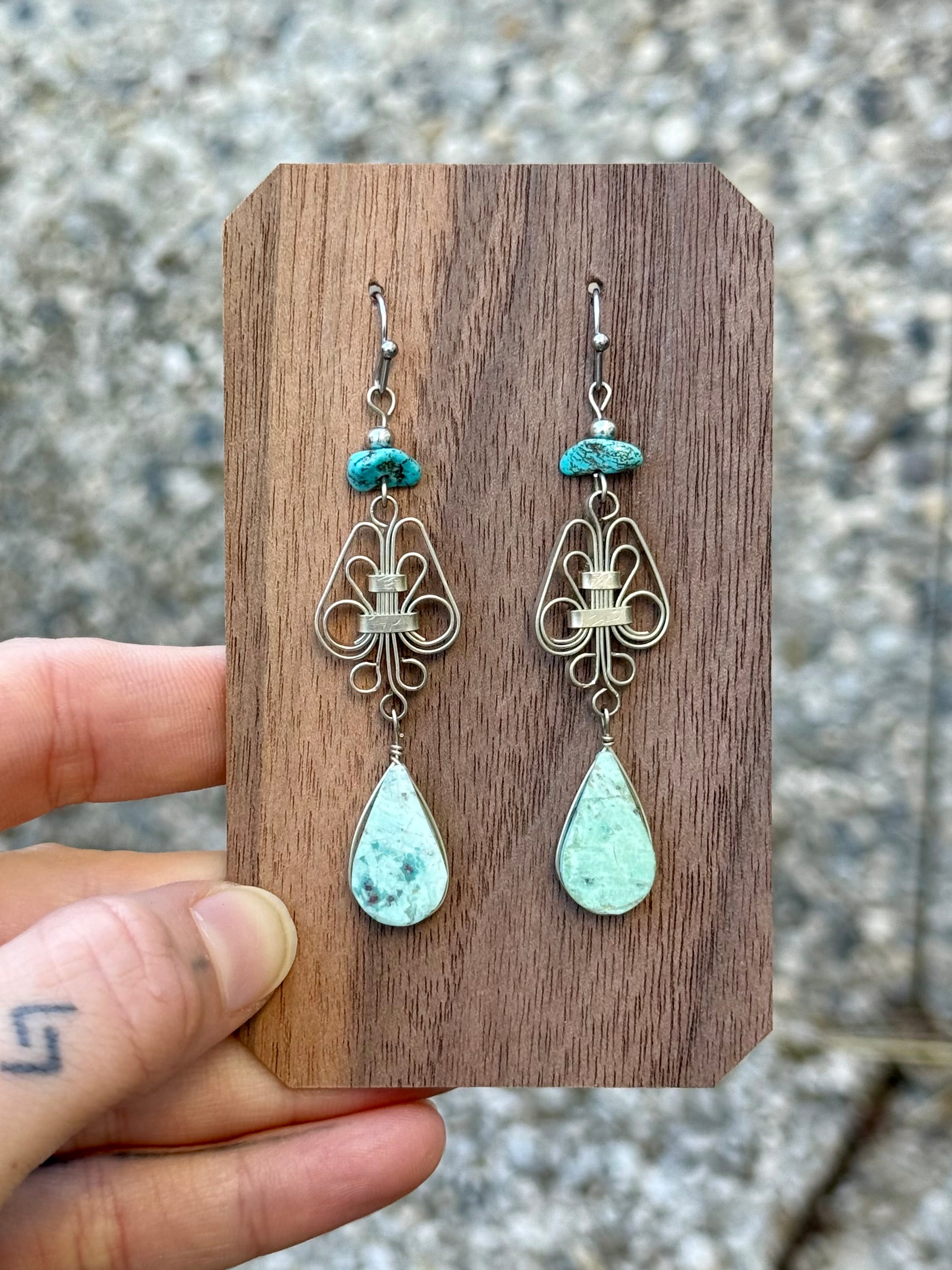 Turquoise Fairy Earrings