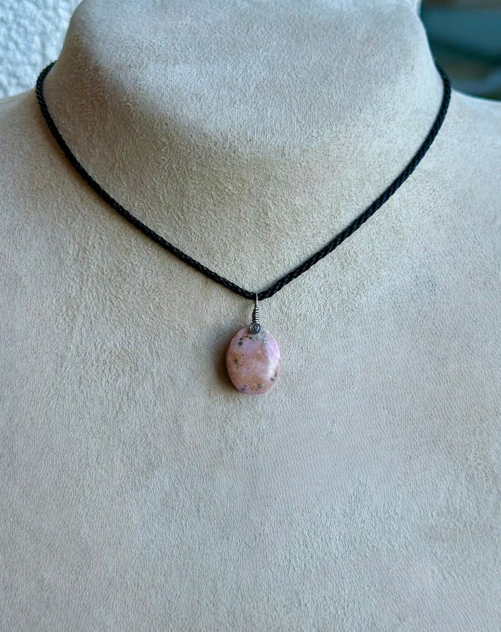 Rhodonite Amulet