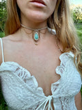 Larimar Goddess Choker