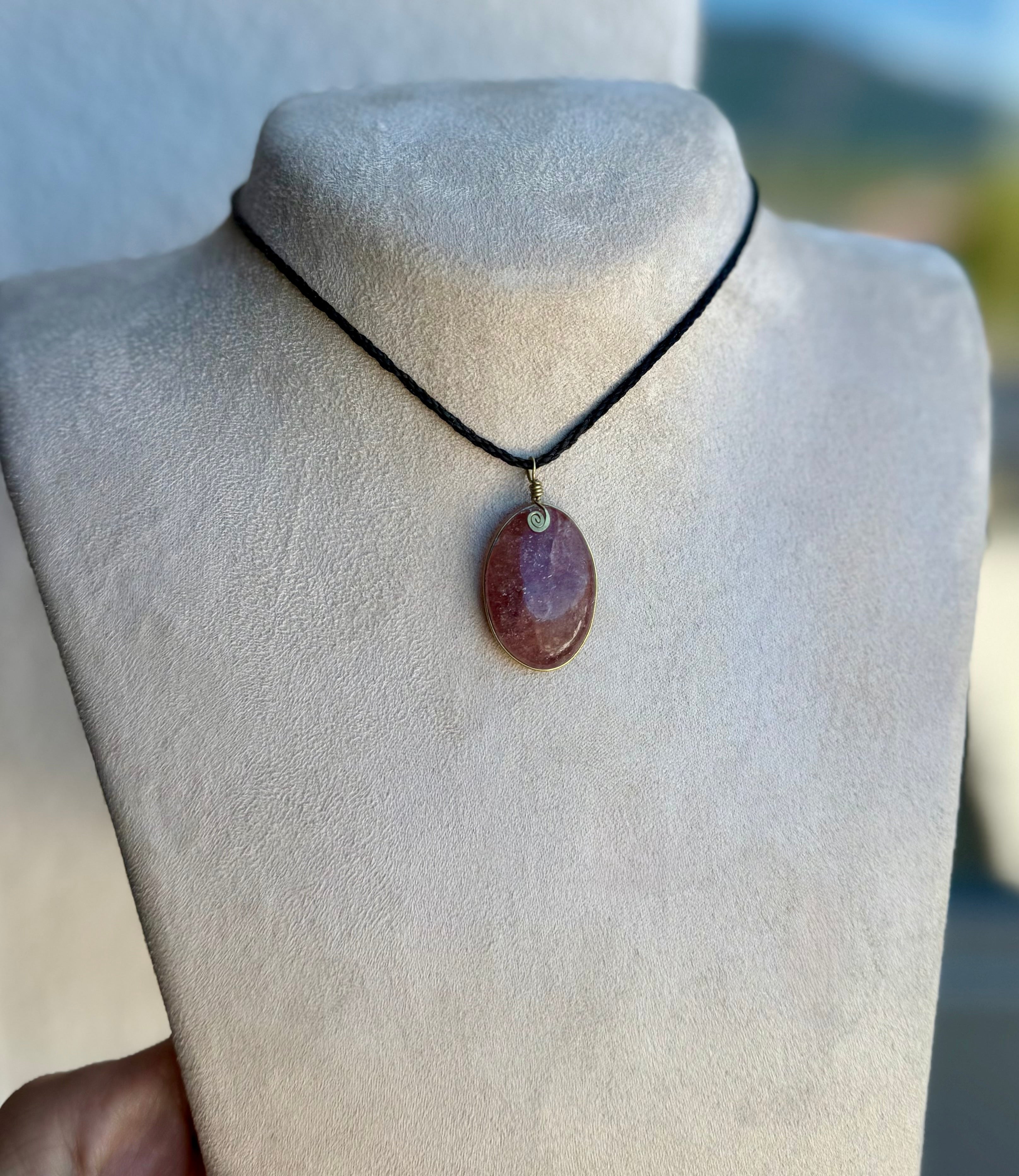 Strawberry Quartz Amulet