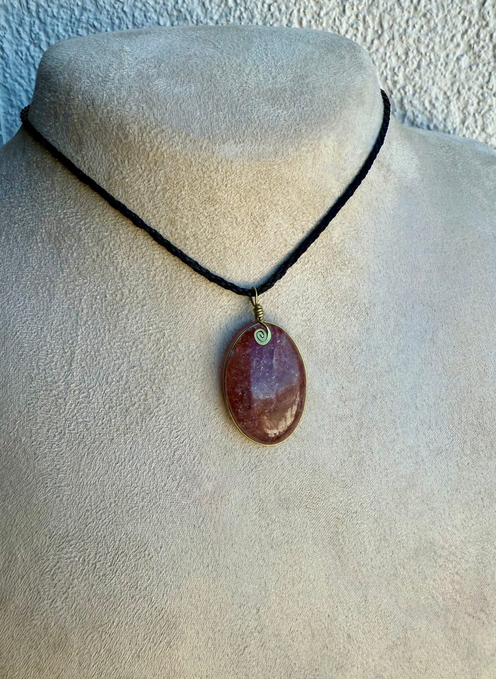Strawberry Quartz Amulet