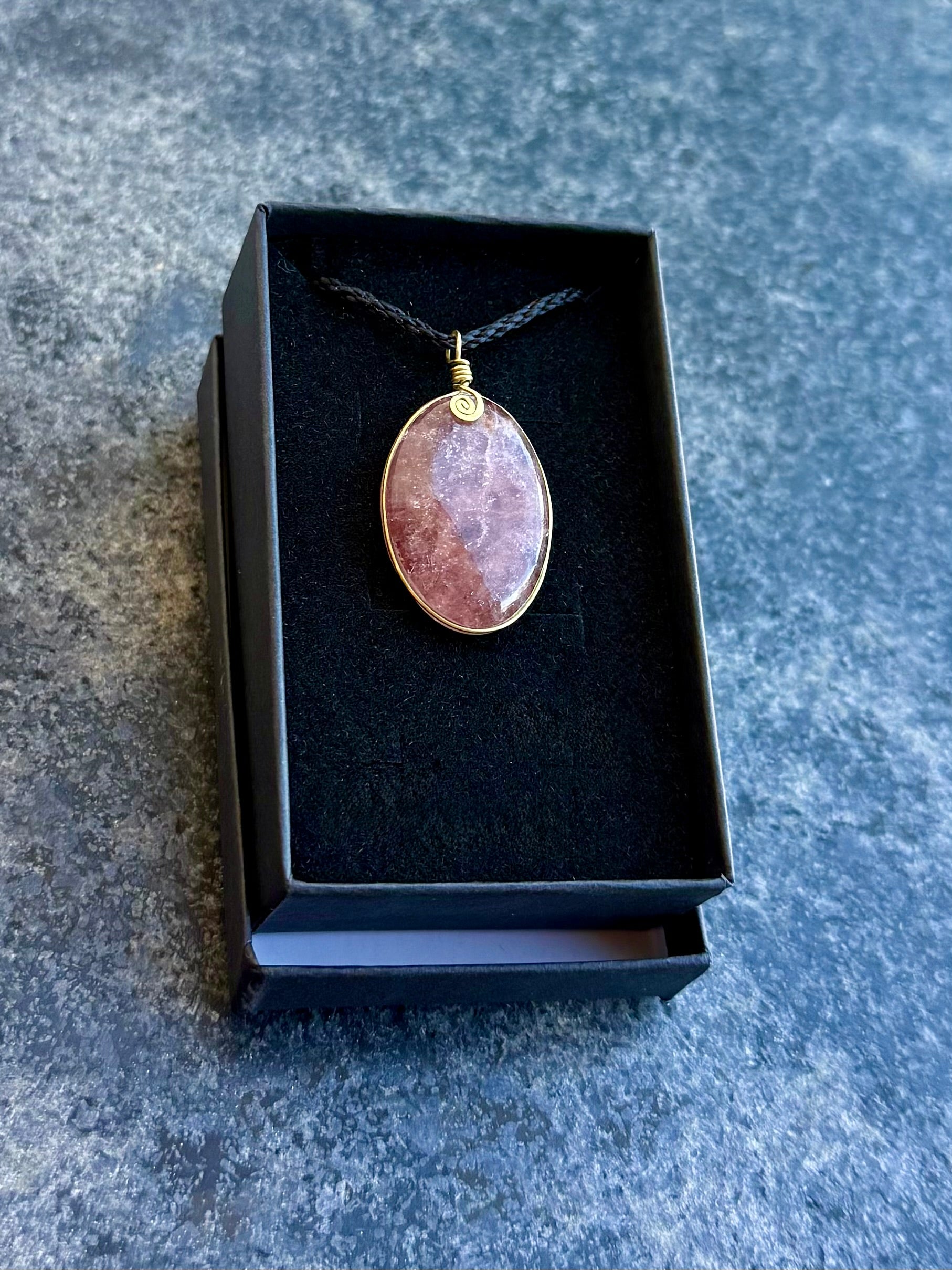 Strawberry Quartz Amulet