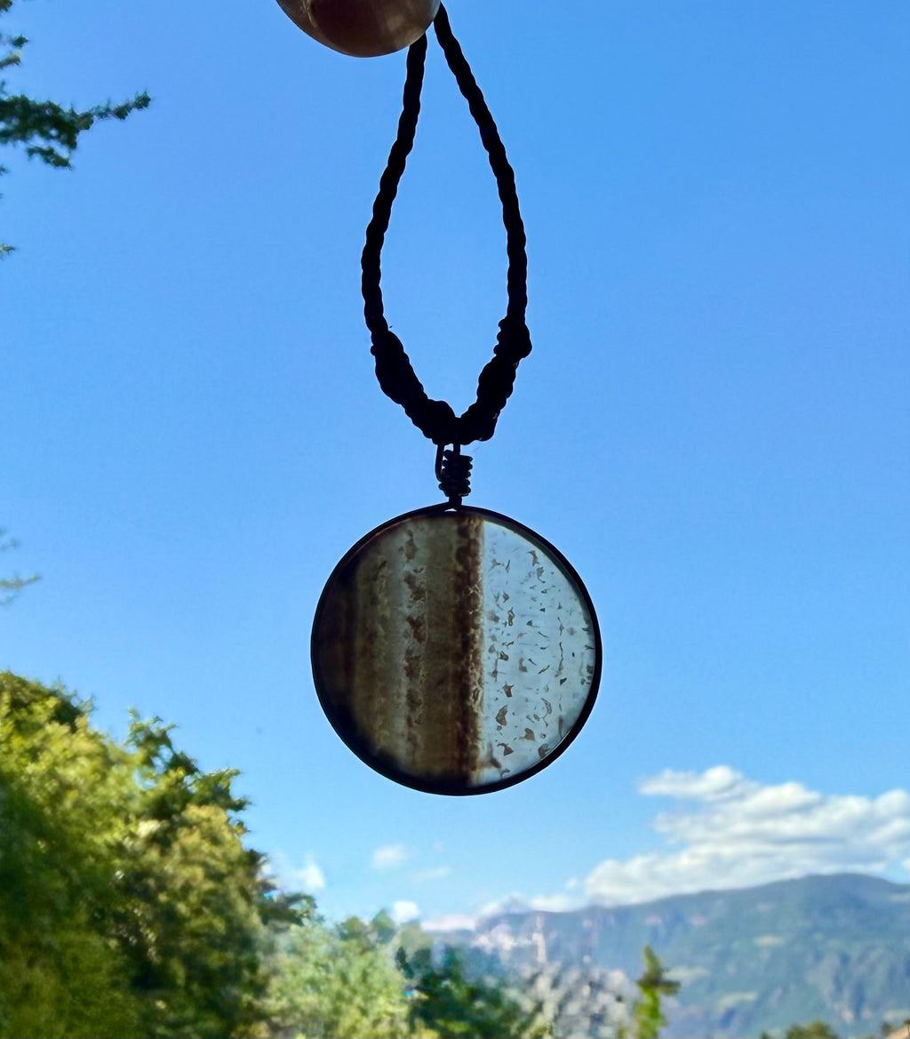 Agate Amulet Yin & Yang