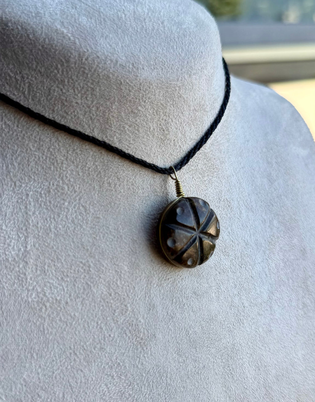 Peyote Cactus Jadeite Amulet