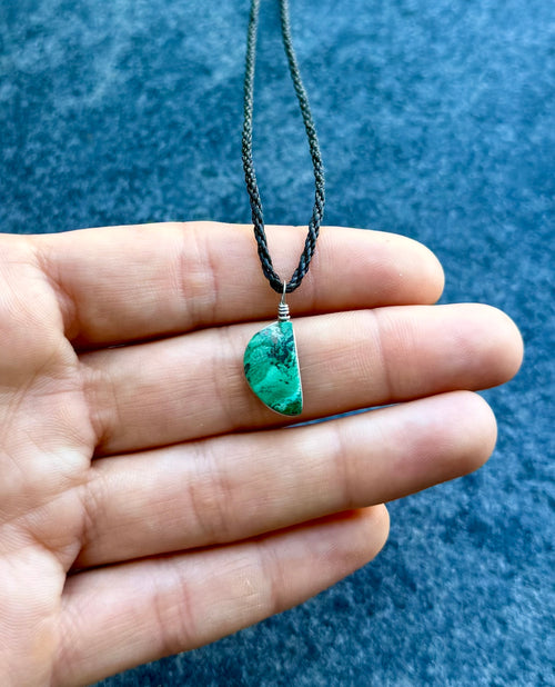 Chrysocolla Amulet