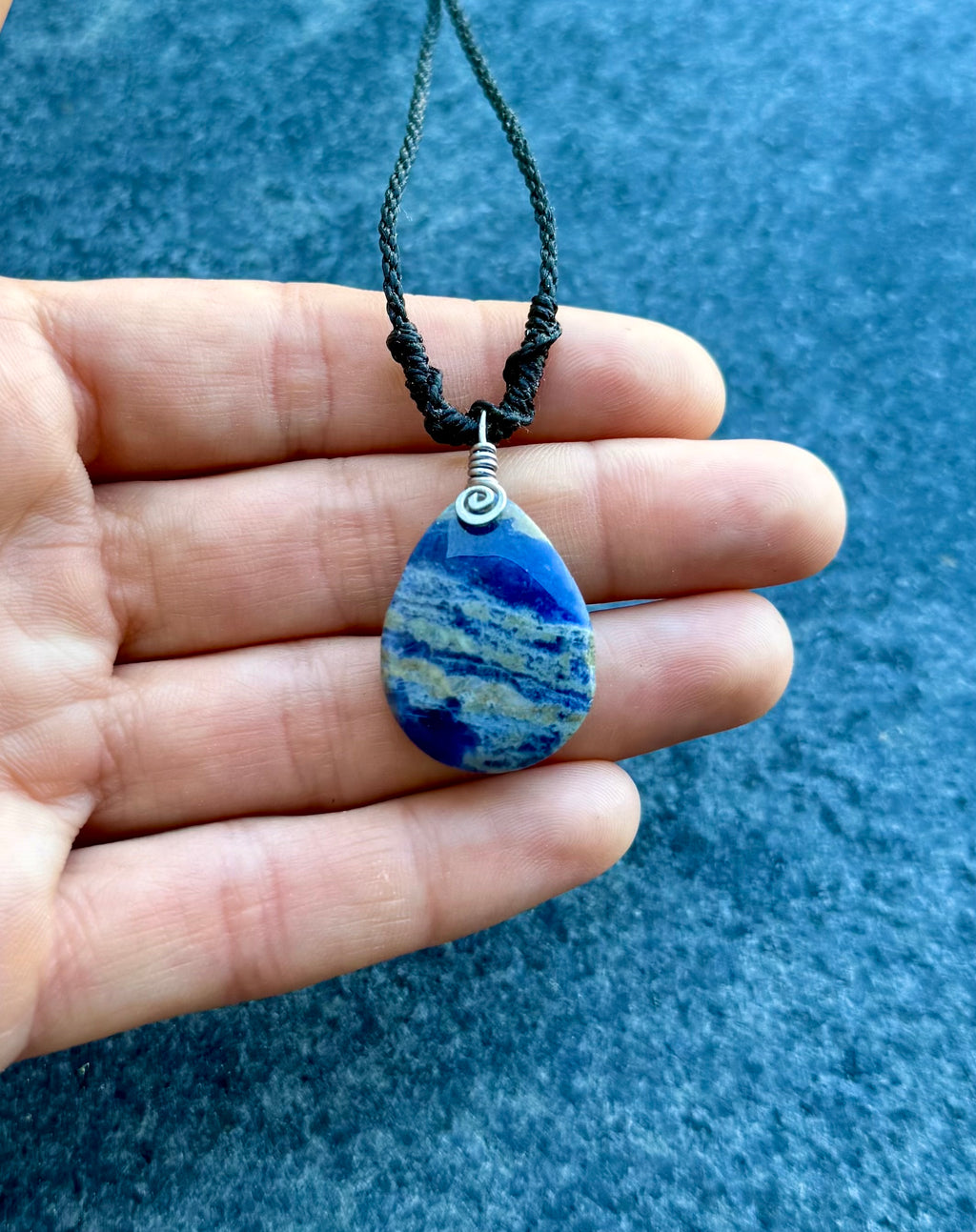 Sodalite Amulet