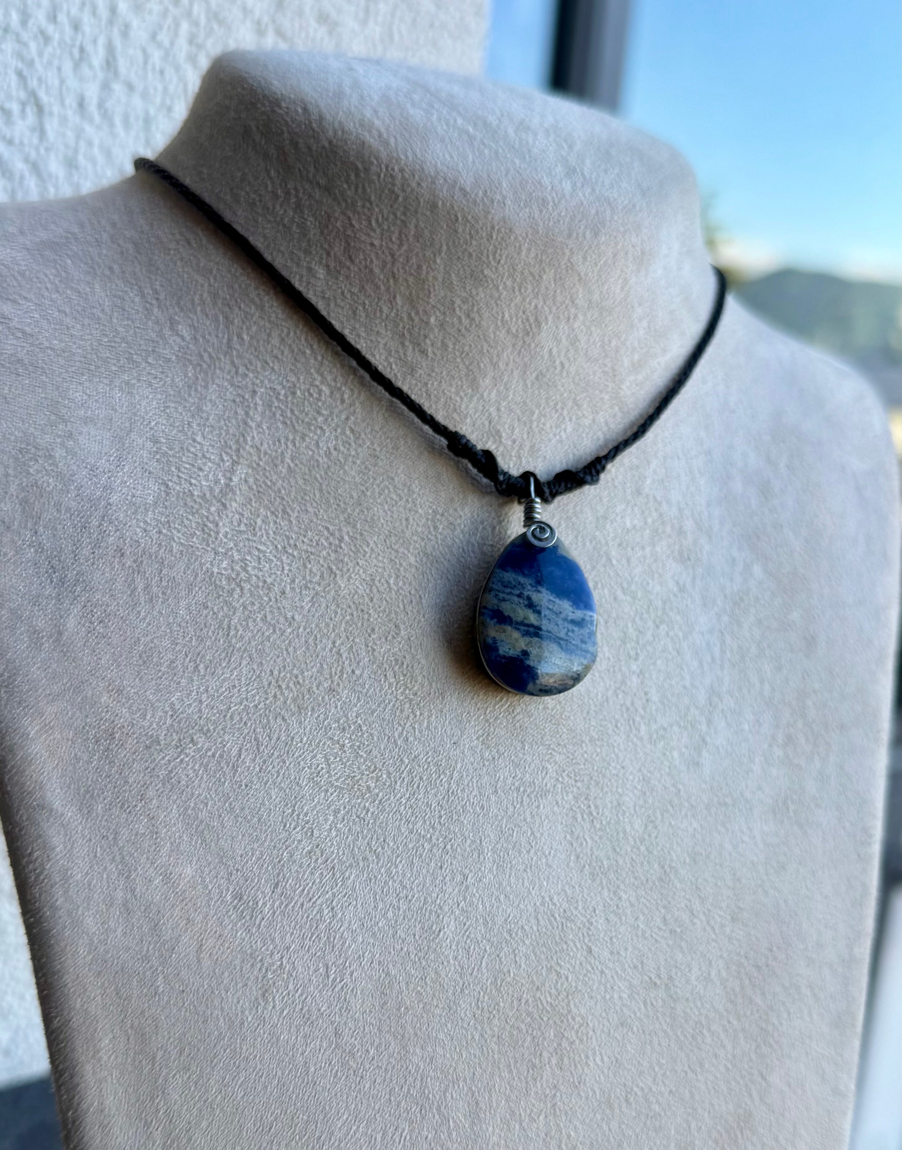 Sodalite Amulet