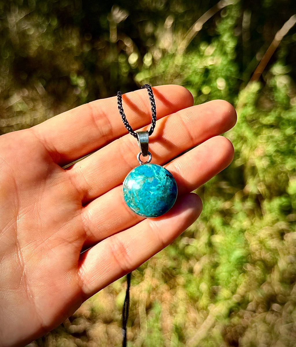 Chrysocolla Amulet