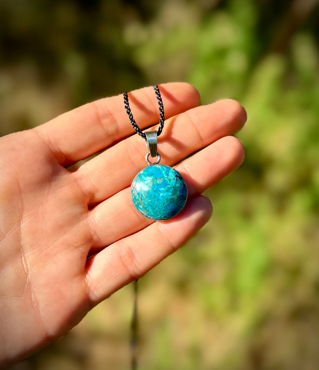 Chrysocolla Amulet