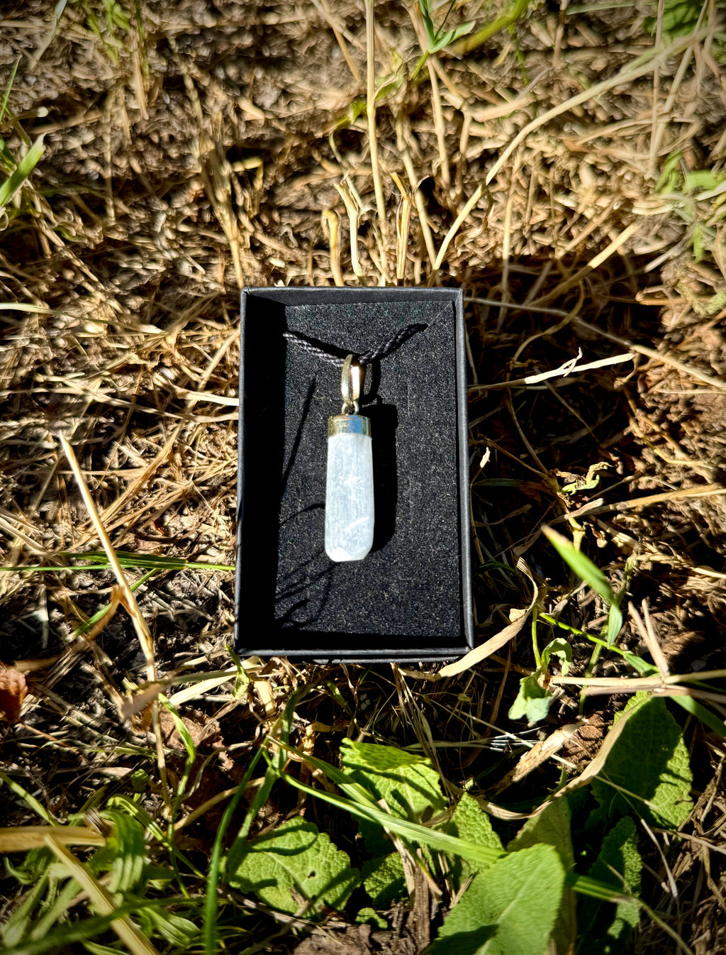 Selenite Amulet