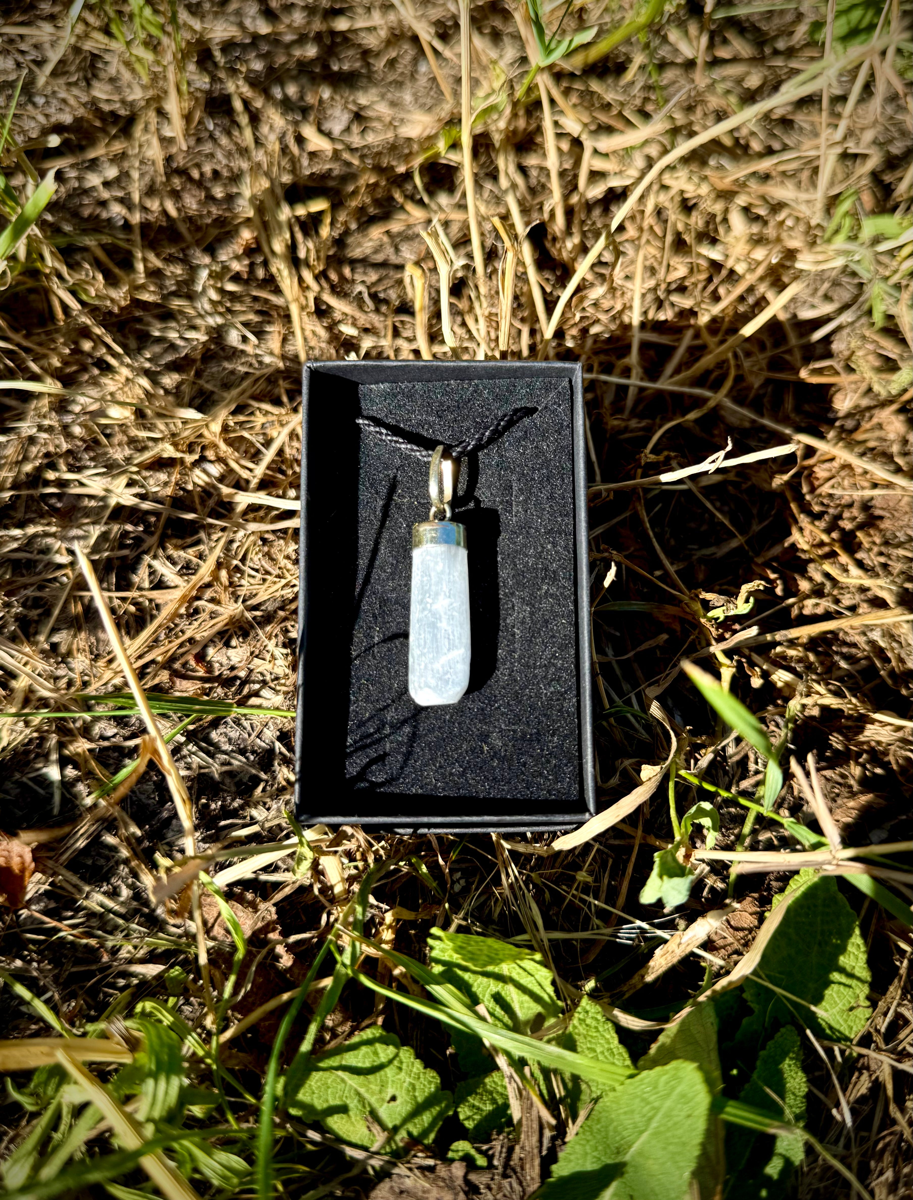 Selenite Amulet