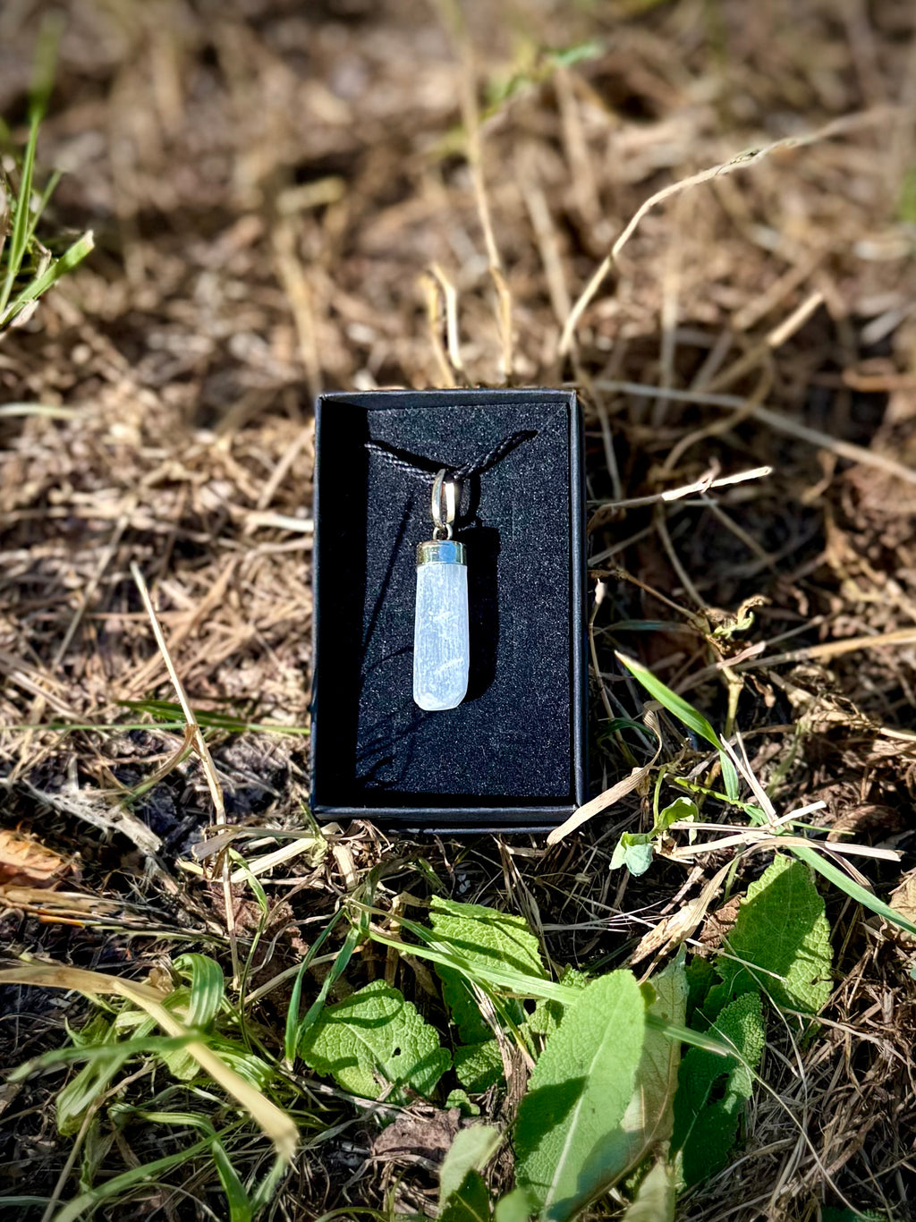 Selenite Amulet