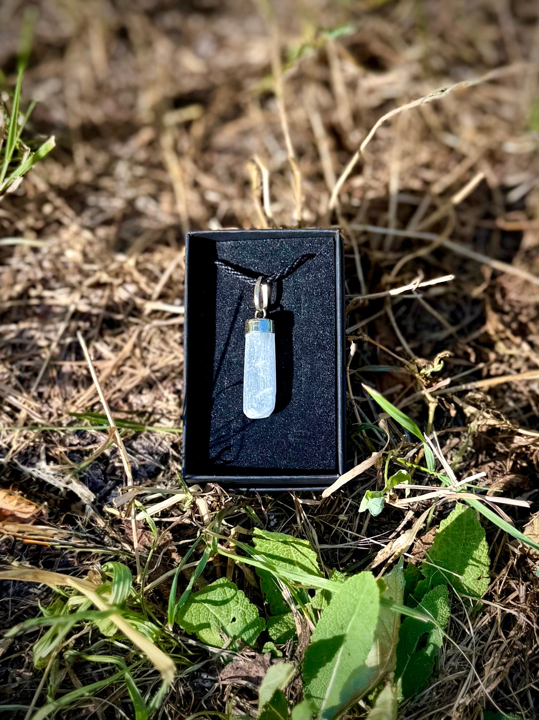 Selenite Amulet