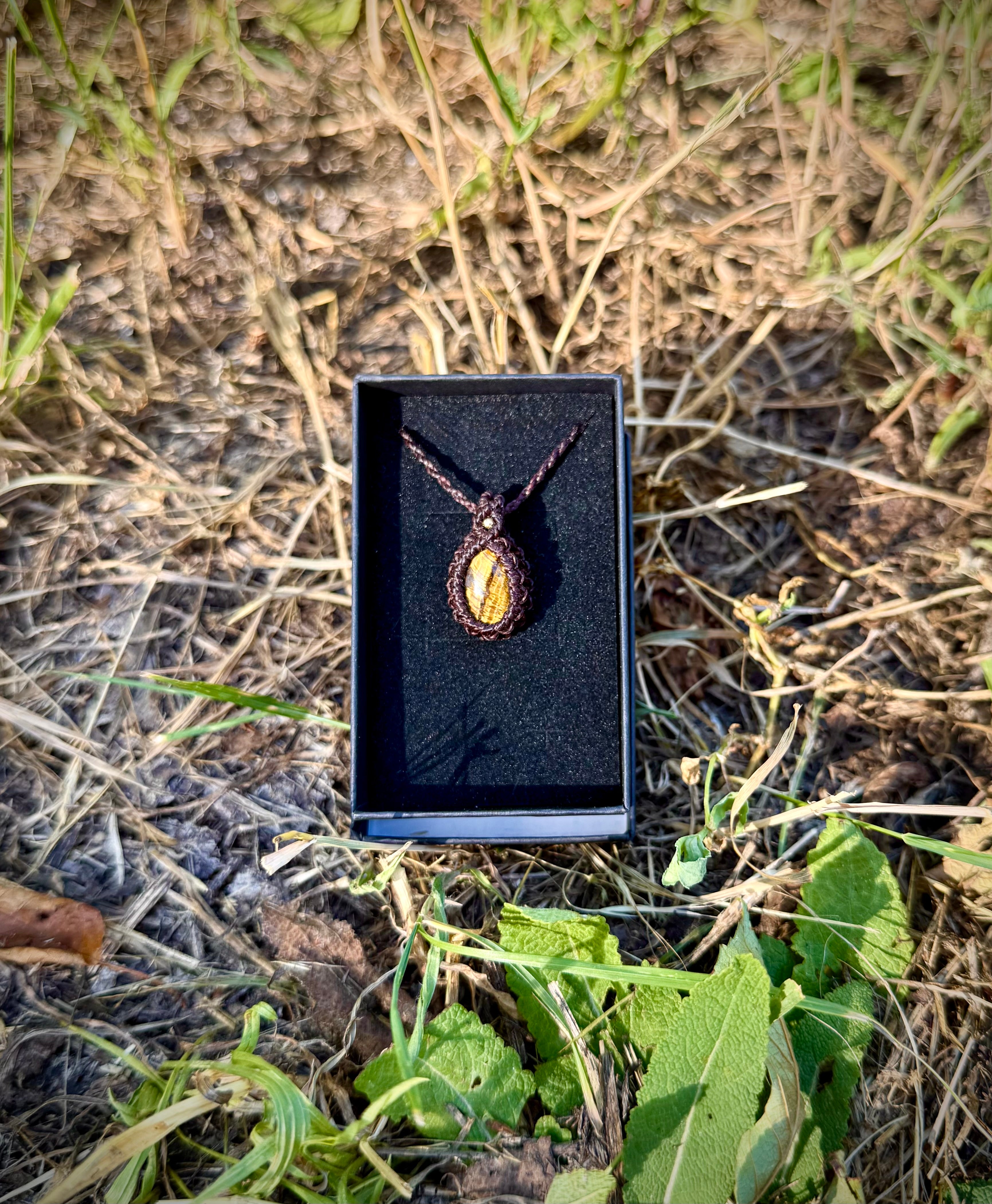 Tiger's Eye Amulet