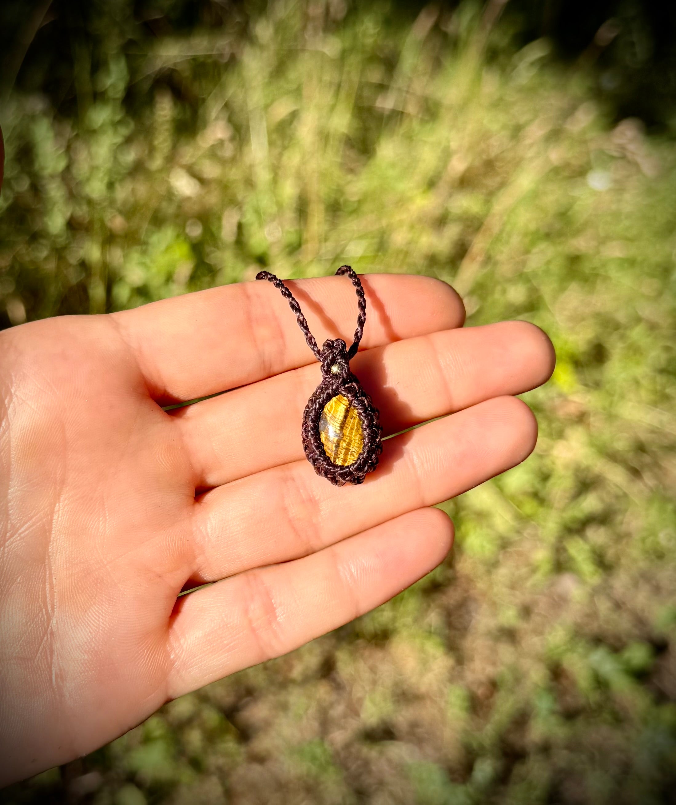 Tiger's Eye Amulet